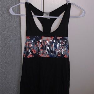 PINk Victoria’s Secret tropical tank top